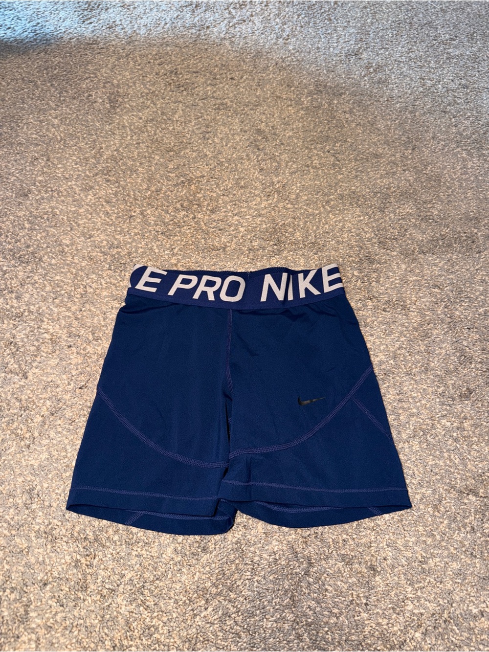Nike Pro Women's Compression Shorts - Navy 5in